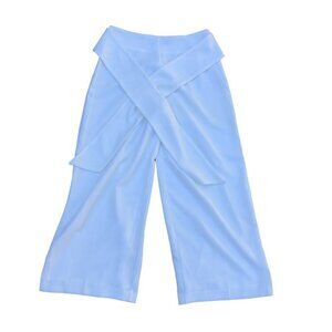 PORTMANS Boutique Wide Leg Pants Women's 8 Waist Tie Beige Dress Slacks​​​